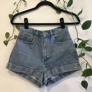 American Apparel denim shorts